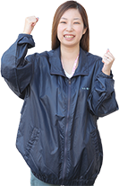 ファイトポーズをとるパートさん